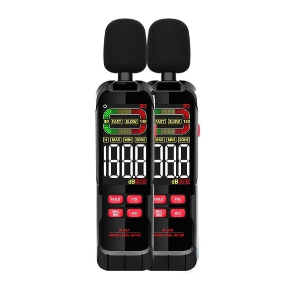 Digital Sound Level Meter Handheld Decibel Meter A/C 30~130dB Portable Noise Sound Meter Level Meter Measuring Instrument