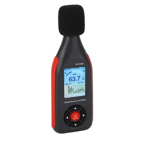 Digital Sound Level Meter High Accuracy LCD Decibel Reader Portable Noise Monitor Reader for Home Office Factory 30-130 dB Dual Weighting