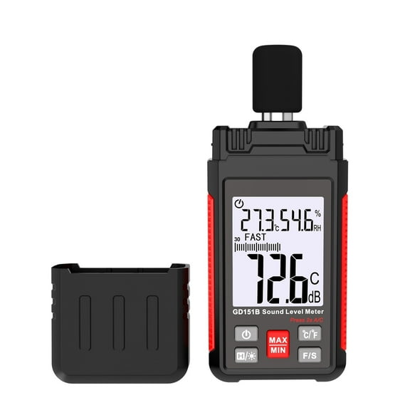 Digital Sound Level Meter Level Meter Sound Meter 30-130dB Decibel Meter Portable Noise Meter ,Small and Lightweight