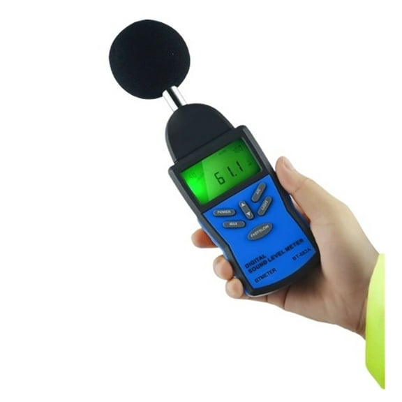 Digital Sound Level Meter Noise Volume Measuring Instrument Decibel Monitoring Detector Tester ,Measurement Device