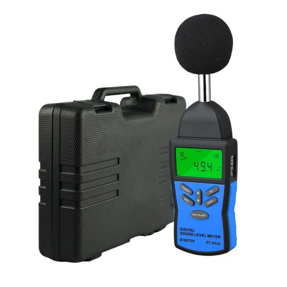 Digital Sound Level Meter,Noise Volume Measuring Instrument Decibel Monitoring Tester with 30-130dB Noise Volume Test ,Accurate Measurement