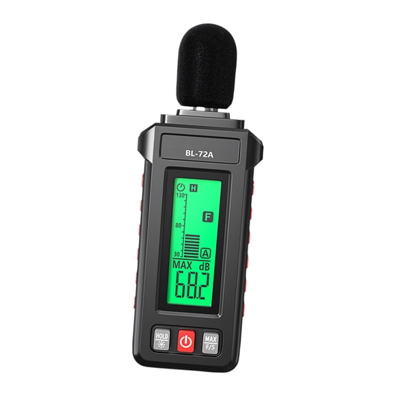 Digital Sound Levels Meter With LCD Display For Home Offices Construction Site Noise Measurement 30dB-130dB Decibel Meter