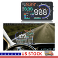 thumbnail image 1 of Digital Speedometer Projector OBD II Car HUD Head Up Display 5.5'' Dash Screen Digital., 1 of 8