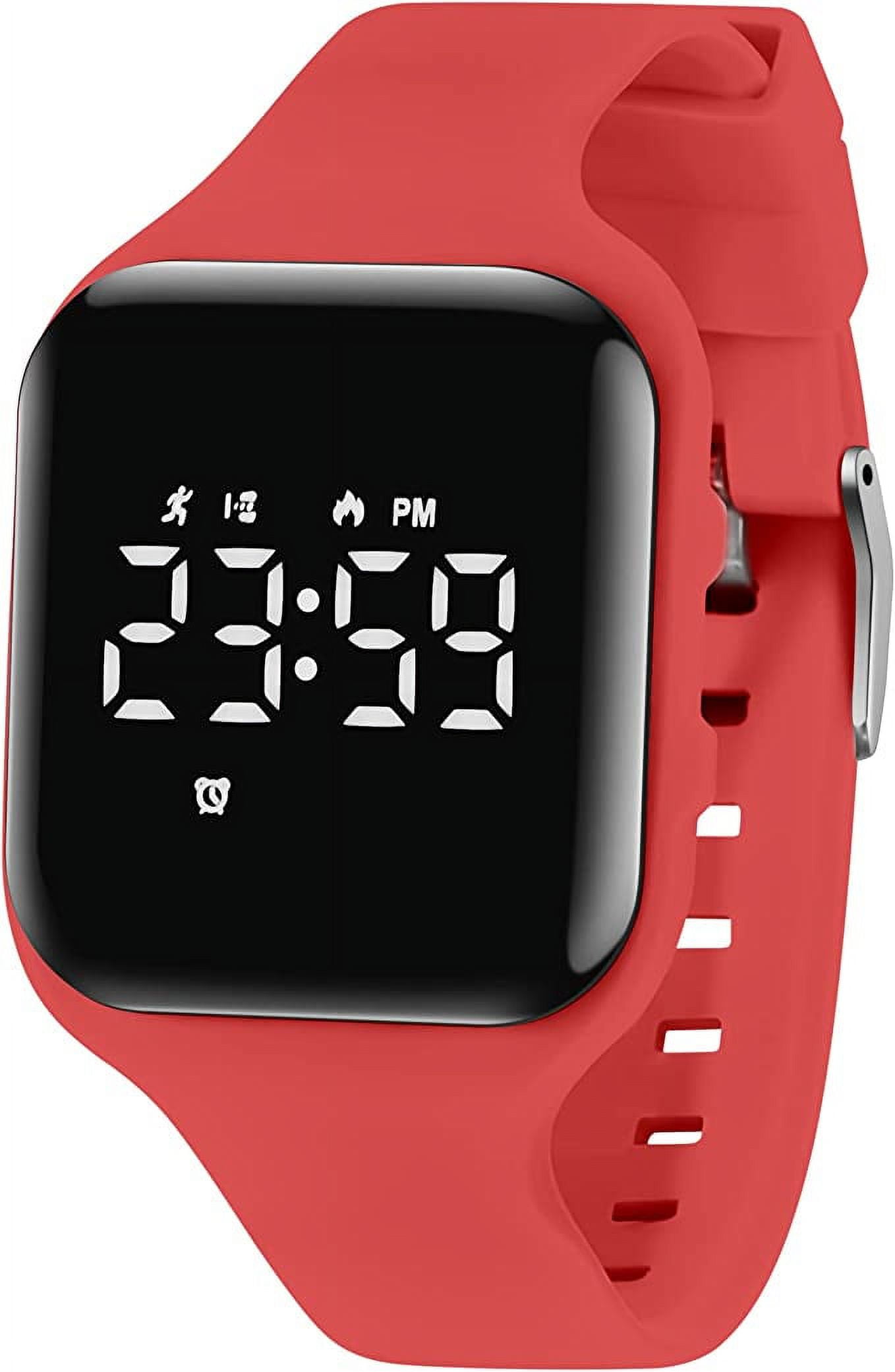 Digital Sport Watch For Kids Fitness Tracker Watch with Alarm Clock Pedometer Calories Waterproof Watches For Girls Boys Ages 5 12