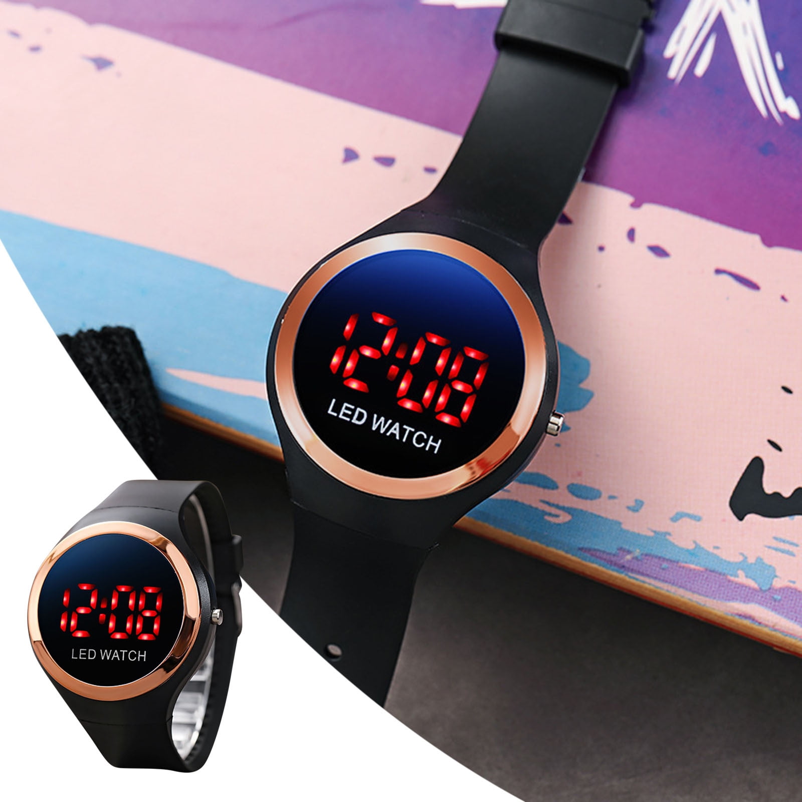 Digital Sports Function Watch Outdoor Sports Watch LED Electronic