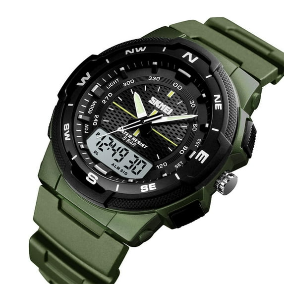 Digital Sports Watch, Outdoor Waterproof Watch, LED Backlight Stopwatch Watch, Multi-Function Military Wristwatch, Unisex Sport Watch, Hiking Running Fitness Watch, Casual Sports Watch