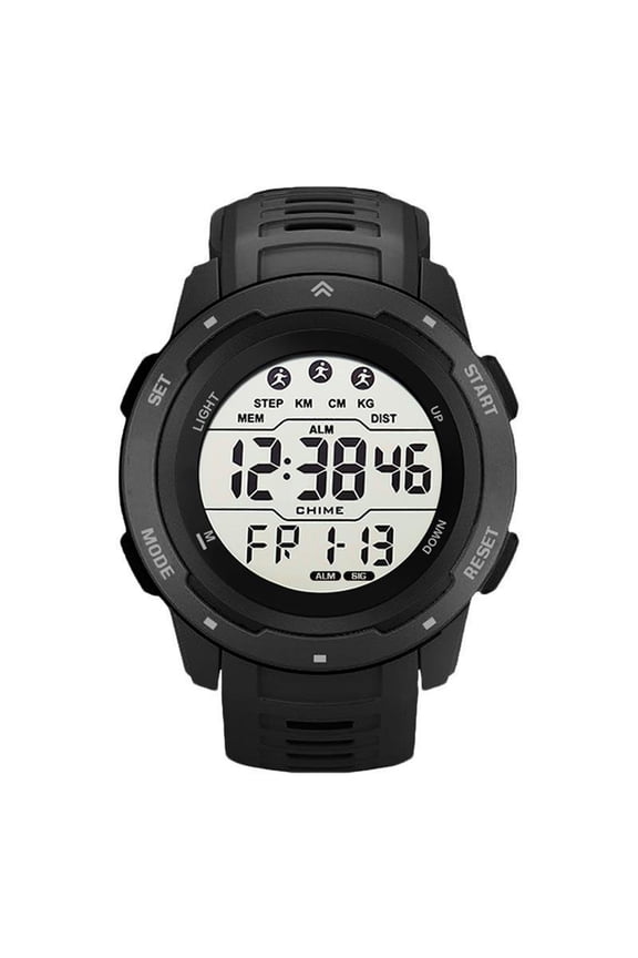 Digital Sports Watch, Timing Mens Sport Running Watch Multifunctional  For Outdoor Yellow,Black,Gray,Green,Red