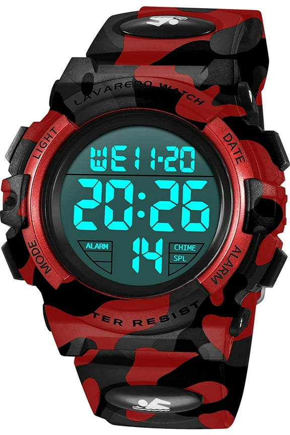 Kids Digital Sports Watch for Age 4-15 Waterproof Watches with Alarm Stopwatch Wrist Watches for Boys Girls Birthday Chriatmas Gift for Kids