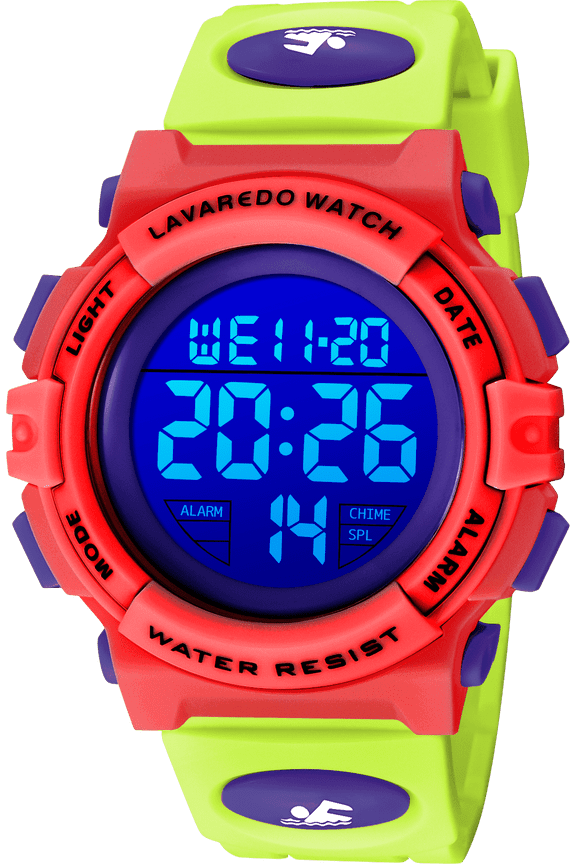 Kids Digital Sports Watch for Age 4-15 Waterproof Watches with Alarm Stopwatch Wrist Watches for Boys Girls Birthday Christmas Gift for Kids