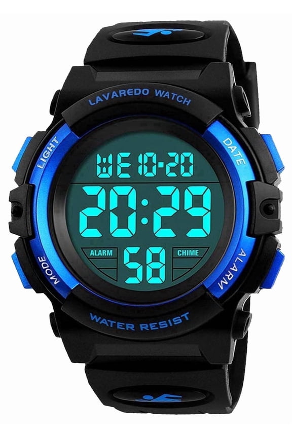 Digital Sports Watch for Age 4-15 Waterproof Watches with Alarm Stopwatch Wrist Watches for Age 4-15 Birthday Christmas Gift