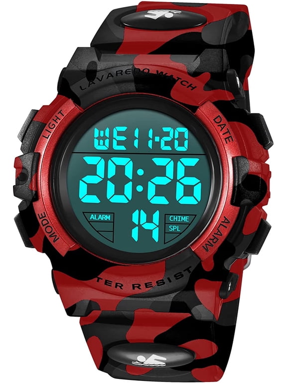 Kids Digital Sports Watch for Age 4-15 Waterproof Watches with Alarm Stopwatch Wrist Watches for Boys Girls Birthday Christmas Gift for Kids