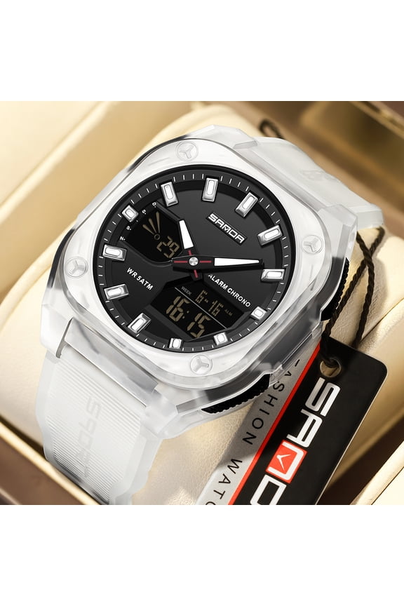 Digital Sports Watch for Men - Multi-Function Outdoor Watch with Multiple Alarms, Backlight, Stopwatch | for Students, Hiking, Camping
