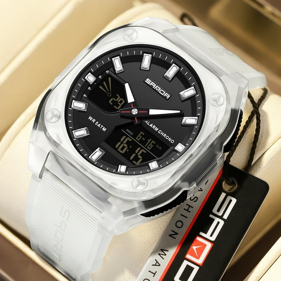 Digital Sports Watch for Men - Multi-Function Outdoor Watch with Multiple Alarms, Backlight, Stopwatch | for Students, Hiking, Camping