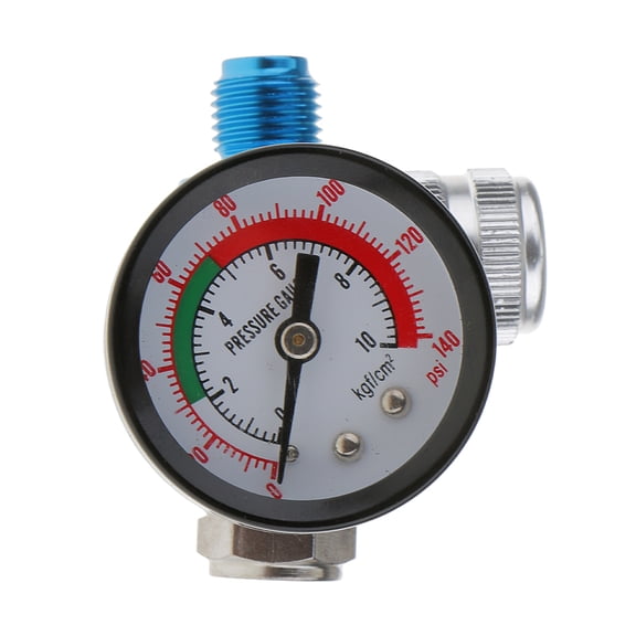 Digital Spray Paint Regulator Air Pressure Gauge 1/4" HVLP Compressor