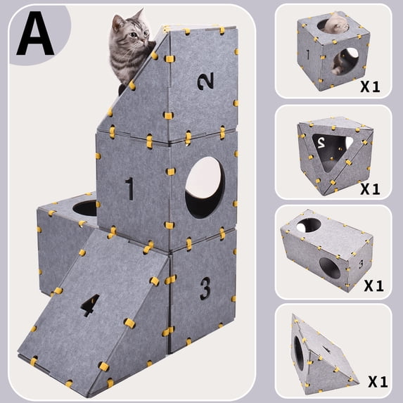 Digital Stacking Cat Amusement Park Rubik's Cube Matching Game Cat ...