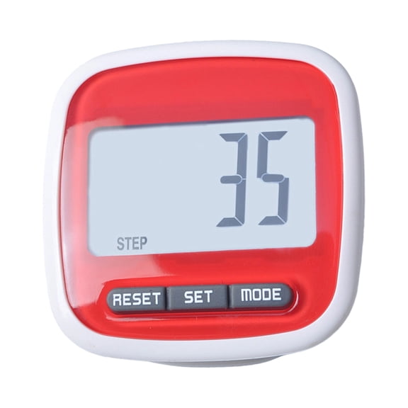 Digital Step Counter with 3 Button Control, Large LCD Pedometer for Walking Running Hiking and Daily Activity