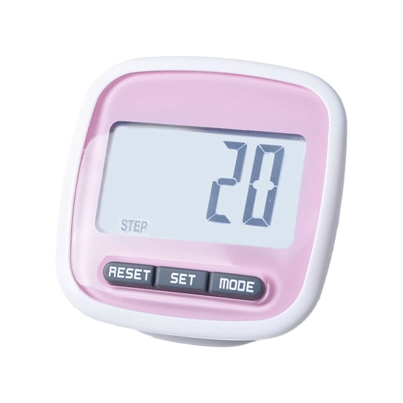 Digital Step Counter with 3 Button Control, Large LCD Pedometer for Walking Running Hiking and Daily Activity