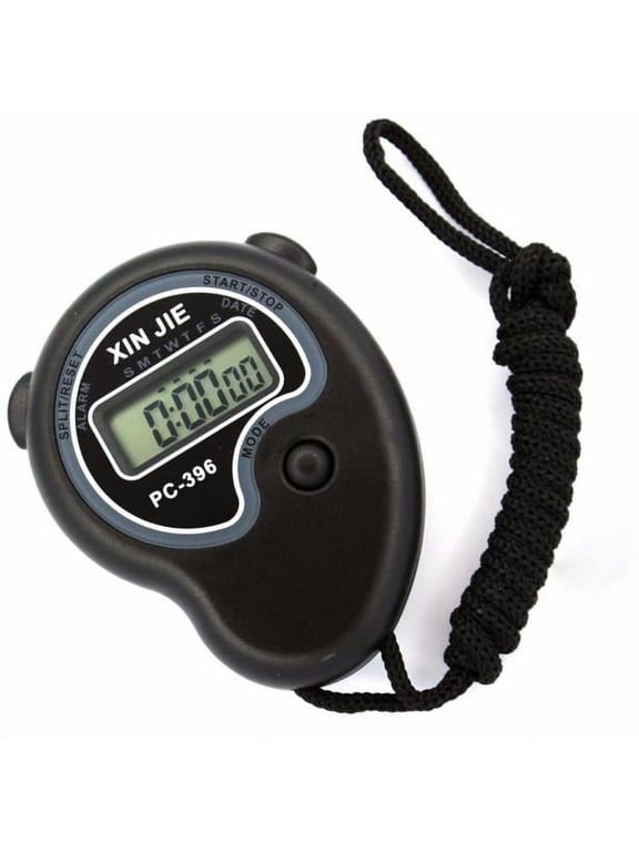 Digital Stopwatch Chronograph Timer LED Display Sports Watch with Lap Counter Handheld Timer for Running Gym Training
