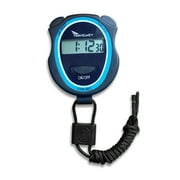 Digital Stopwatch - No Bells, No Whistles, Simple Basic Operation, Silent, Clear Display, ON/Off, Child Friendly, AAA Batteries Included, Black