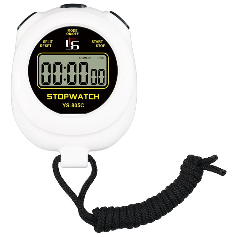 Digital Stopwatch Timer Professional Handheld LCD Chronograph Sports ...