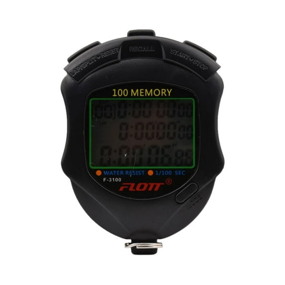 Digital Stopwatches Professional Stopwatches 10/30/60/100 Lap Memory Multifunctional Stopwatches with Countdown Timer