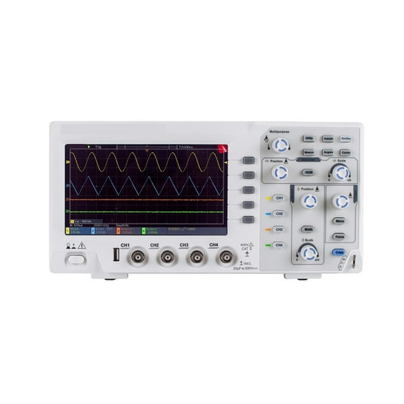 Digital Storage Oscilloscope 7"inch 4 Channels 100Mhz Bandwidth USB Oscilloscopes Handheld Portable Osciloscopio ,Professional Designed