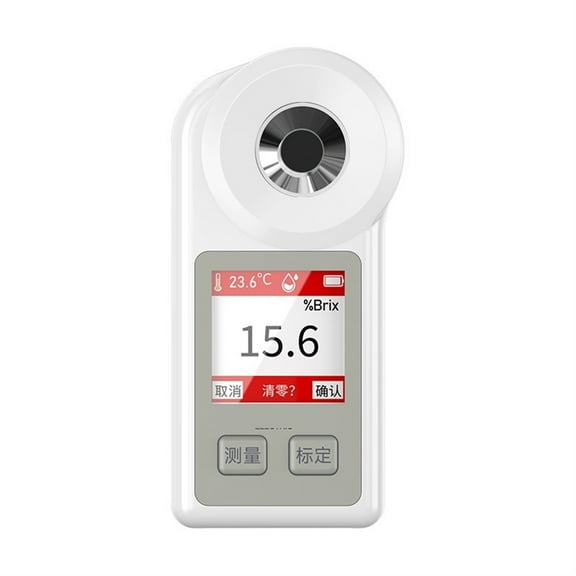 Digital Sugar Refractometer Electronic Handheld Sweetness Meter Saccharimeter Measurement Range 0.1%-55% ,Lightweight