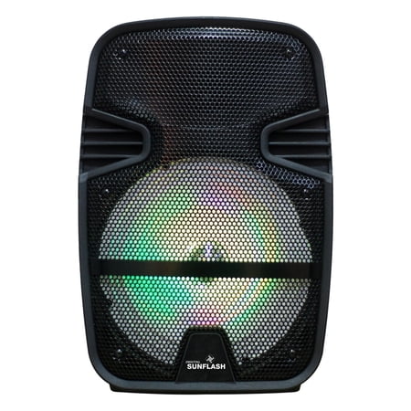 Digital Sunflash 8 inch 1000W Wireless Portable FM Bluetooth Speaker Heavy Bass Sound System SF-188