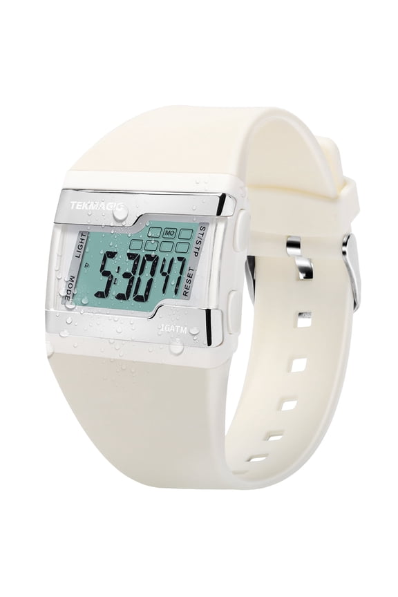 Digital Swimming Diving Wristwatch 10 ATM Waterproof with Multiple Functions of Lap Stopwatch, Alarm Clock, Calendar and Backlight