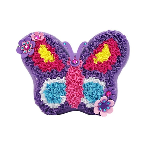 Digital System DIY Animal Pillow Craft Kit for Kids Fabric Art Educational Toy Project No Sewing Required