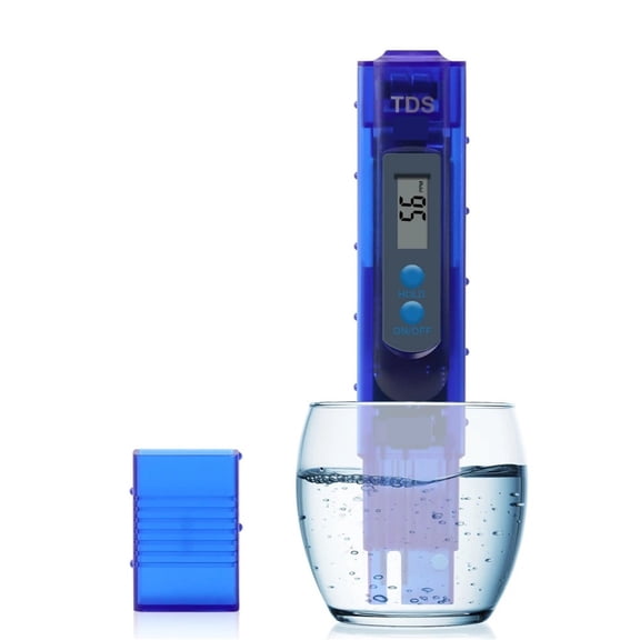Digital TDS Meter Professional 0-9990ppm Water Quality Tester Drinking Aquarium Pool Filter Meter Total Dissolved Solids Monitor ,Multifunctional