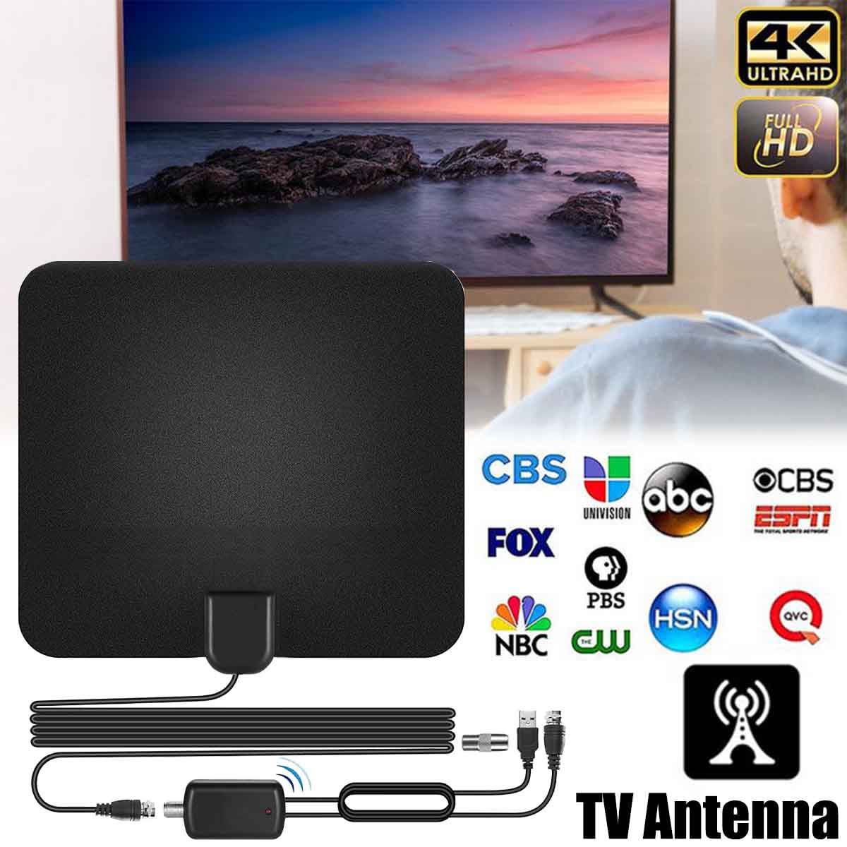 hdtv digital indoor antenna as seen on tv