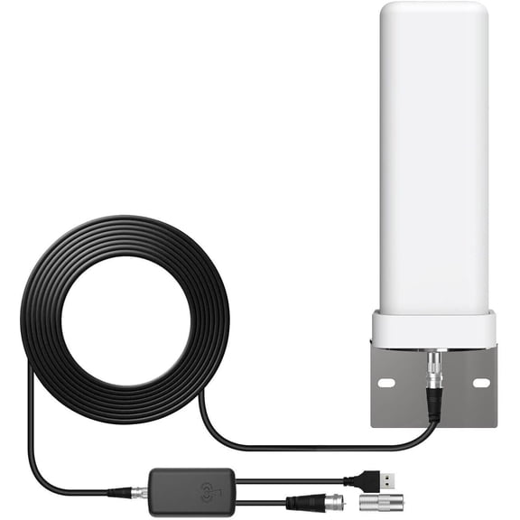 Digital TV Antenna Outdoor/Indoor 500+ Miles Range HDTV Antenna 4K HD 1080P