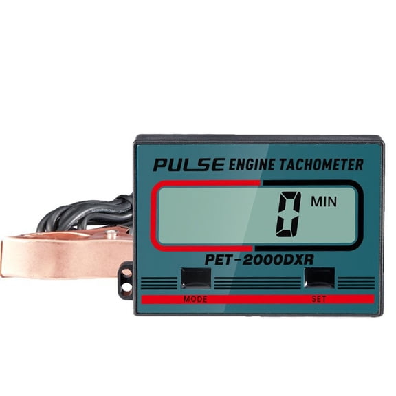Digital Tachometer For Petrol Engines, Handheld Inductive RPM Meter With LCD Display For Chainsaws, Lawn Mowers, Motorcycles, ATVs, Boats, Generators, And 2-4 Equipment