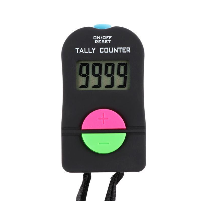 GOGO Digital Counter, Electronic Tally Counter with Lanyard, Hand Digital  Counter Clicker for Church School Library