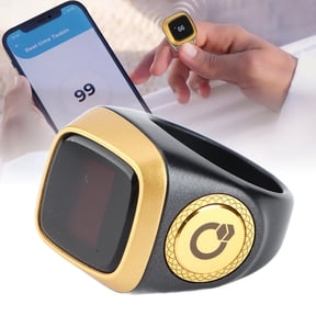 Digital Tally Counter Ring, Smart Clicker With App  Vibration Alerts, 72x40 Resolution