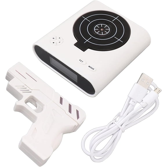 Digital Target Alarm Clock, Creative LED Display Alarm Clock with 2 Alarming Modes, Large Font Display for Bedroom, Office, Living Room