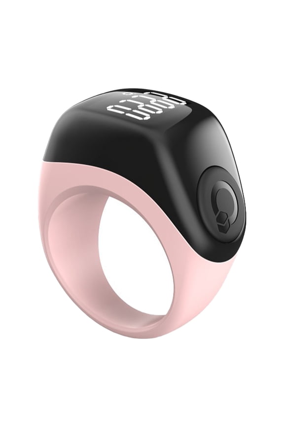 Digital Tasbih Zikr Rings Rechargeable Finger Counter with Adjustable Size Electronic Tasbih Finger Rings for Men & Women