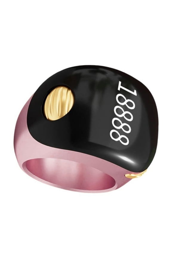 Digital Tasbih Zikr Rings with 3 Adjustable size Waterproof Prayer Reminder Rings Waterproof Small Tasbih Zikr Rings