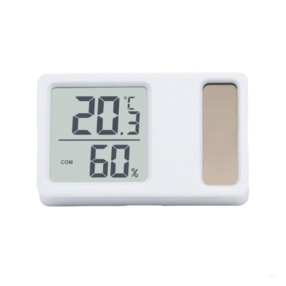 Digital Temperature Humidity Measurement Gauge for Home Office Solar Powered Thermometers Hygromete ,Simple Operation