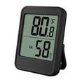 thumbnail image 1 of Digital Temperature Humidity Meter Thermometers Hygrometer Desktop LCD Display Meter Gauge Weather Stations, 1 of 8