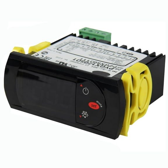 Digital Temperature Thermostat Controller For Carel PJEZC00000,230V/50-60HZ with 2pcs NTC Probes for Commercial Refrigerators Freezers Wine Coolers Cold Storage with Mounting Kit User Manual