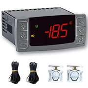 Digital Temperature Thermostat Controller For Dixell XR30CX-5N1C1,230V/50Hz-60Hz Off Cycle Defrost Compressor with NTC Probes for Commercial Home Refrigerators Cold Storage