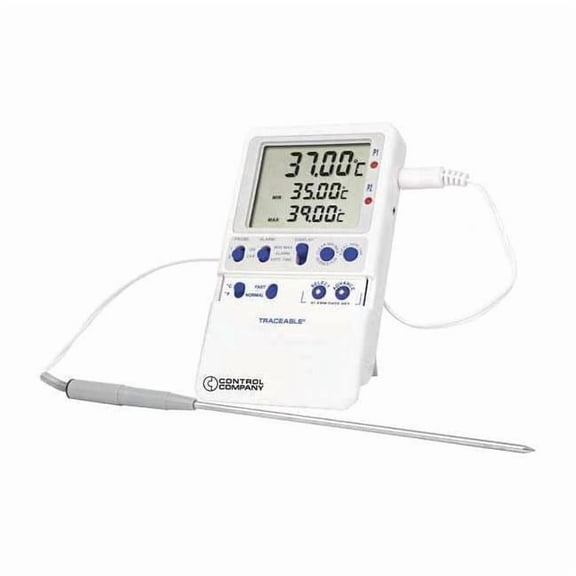 Digital Thermometer, -40 Degrees to 158 Degrees F for Wall or Desk Use 4243
