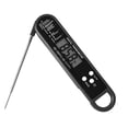 thumbnail image 1 of Digital Meat Thermometer Instant Read Waterproof Foldable Probe for BBQ Kitchen – Backlight Calibration​​, Black, 1 of 7