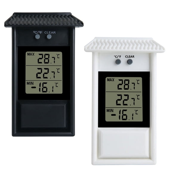 Digital Thermometer Display Max Min Greenhouse Garden Outdoor Indoor Wall Room