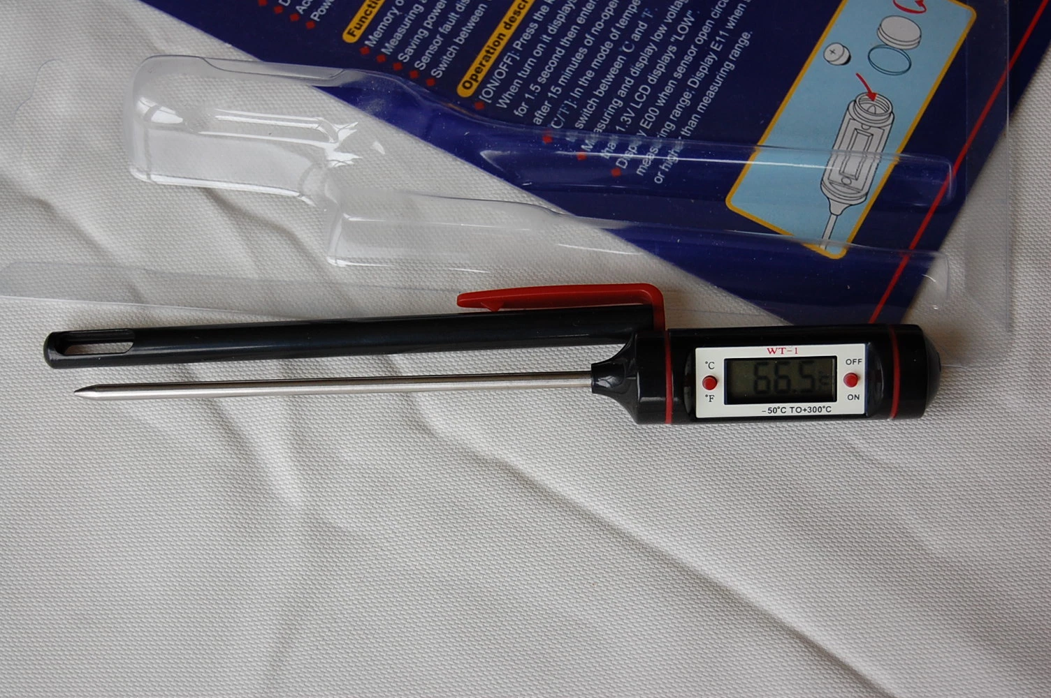 Digital Thermometer Food Grade Ss Long Sensor Home Kitchen Cooking Bbq Brand New