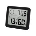 Digital Thermometer/Hygrometer 3.2" Large LCD Display Indoor Ambient