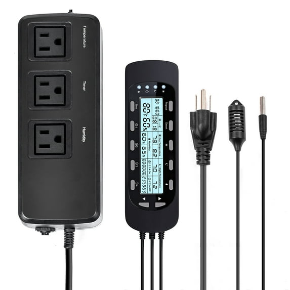 Digital Thermometer Hygrometer Controller for Reptile Terrarium