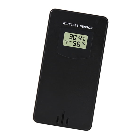 Digital Thermometer Hygrometer Sensor Meter, Indoor Outdoor Hanging Wall Desktop Sensor With 60m Transmission Range, For Fanju Weather Station